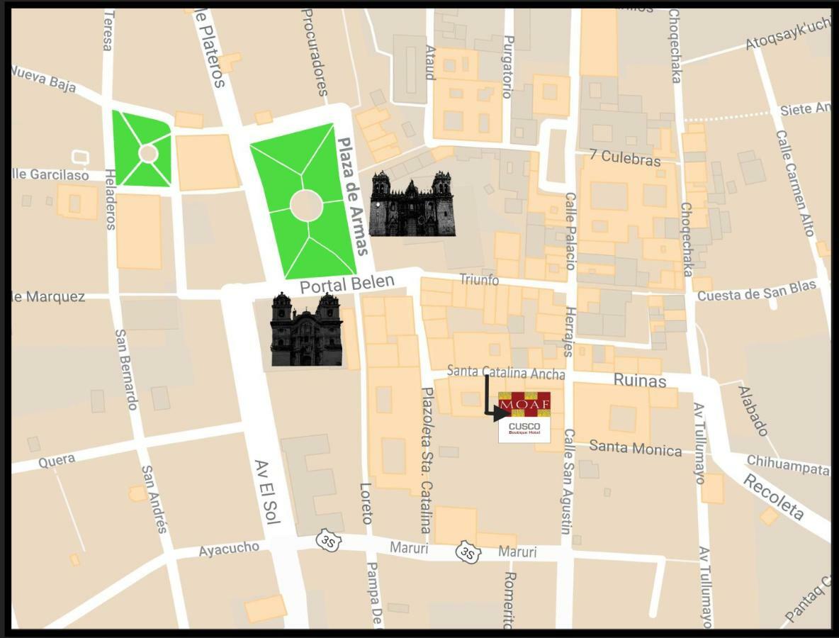 Moaf Cusco Boutique Hotel Dış mekan fotoğraf